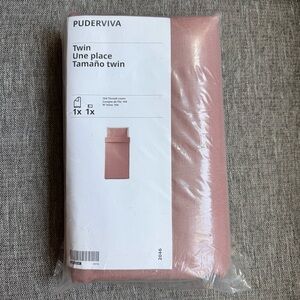 Ikea Puderviva Linen Duvet Cover / Twin